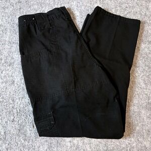 LA Police Gear Field‎ Pants Mens 32x30 Black Cargo Work Tactical TLP1019